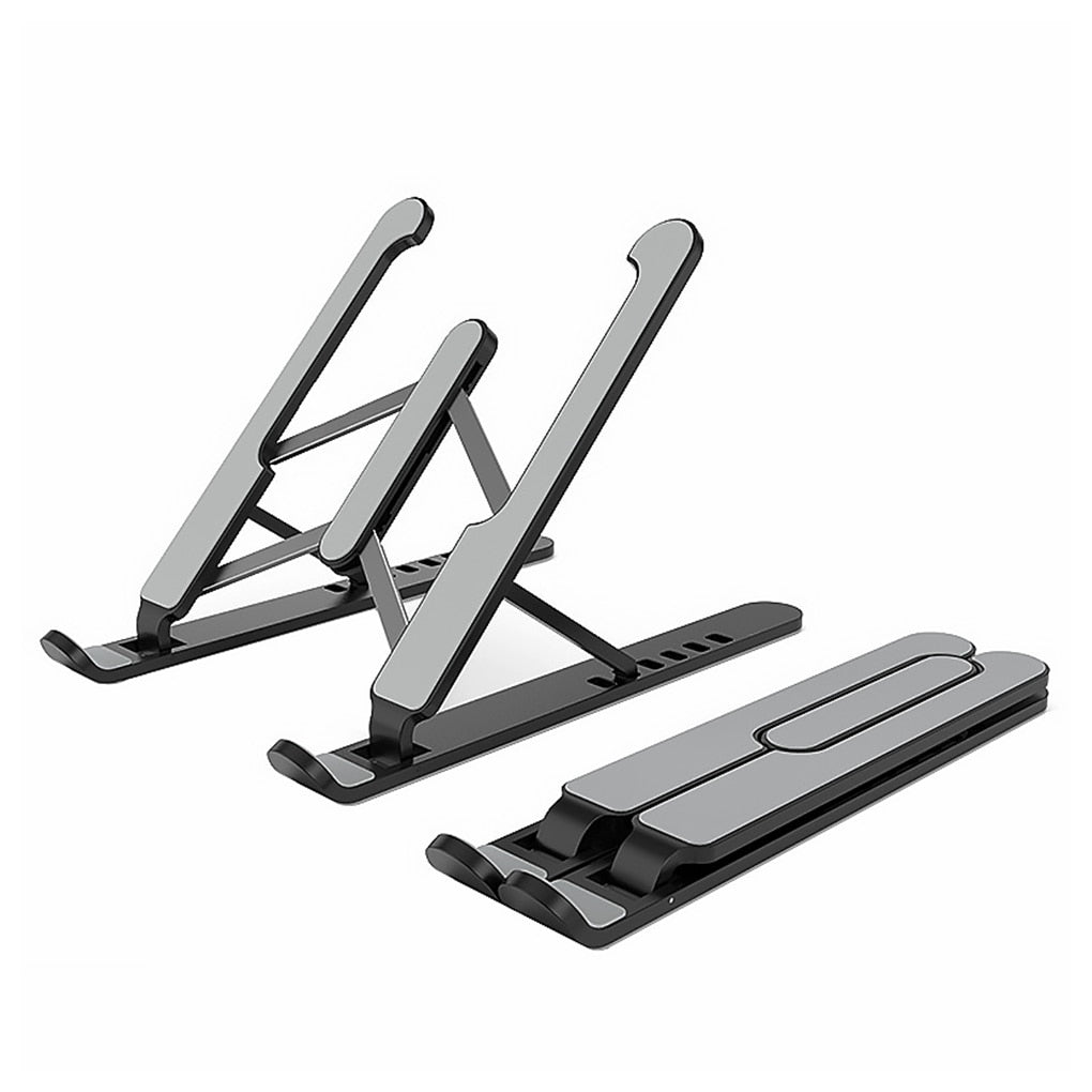 Soporte Plegable Portátil para Laptop – Altura Ajustable con Diseño Ventilado