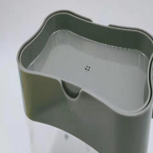 Dispensador de Jabón para Cocina con Soporte para Esponja – Una Sola Mano