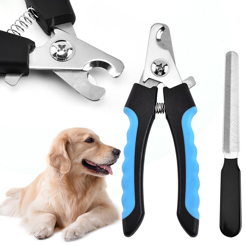 Cortauñas para Mascotas con Lima – Acero Inoxidable para Perros y Gatos