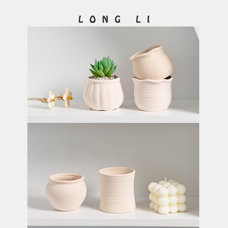 Maceta de Suculentas Decorativa – Cerámica para Plantas del Hogar