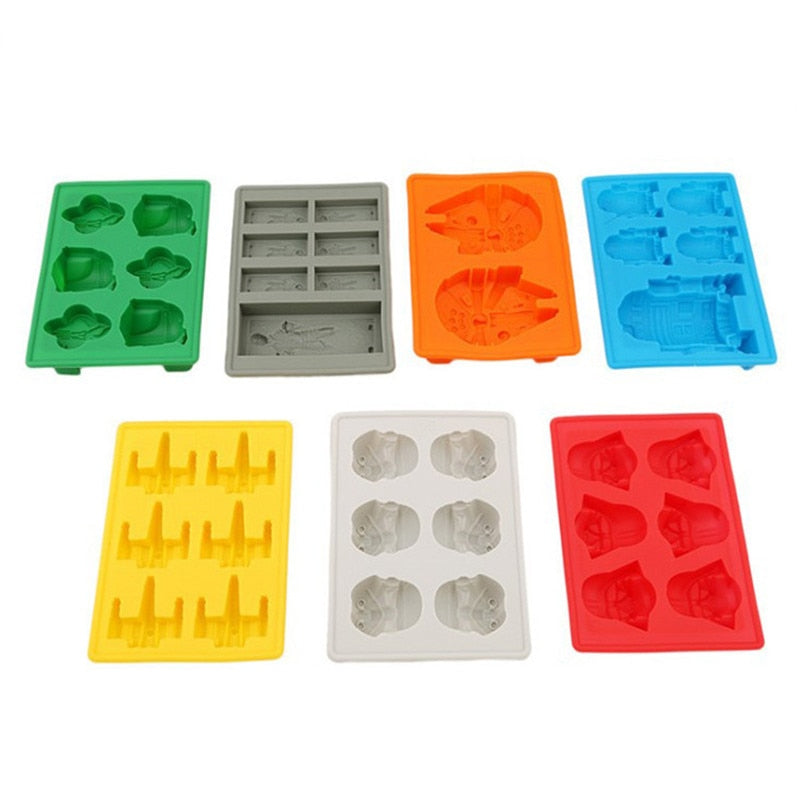 Ice Cubes Star Wars Ice Tray Silicone Mold Ice Cube Tray Chocolate Mould Death Star Darth Ice Beer Vodka