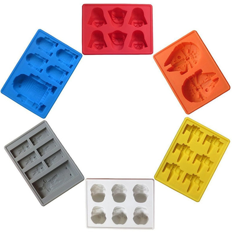 Ice Cubes Star Wars Ice Tray Silicone Mold Ice Cube Tray Chocolate Mould Death Star Darth Ice Beer Vodka