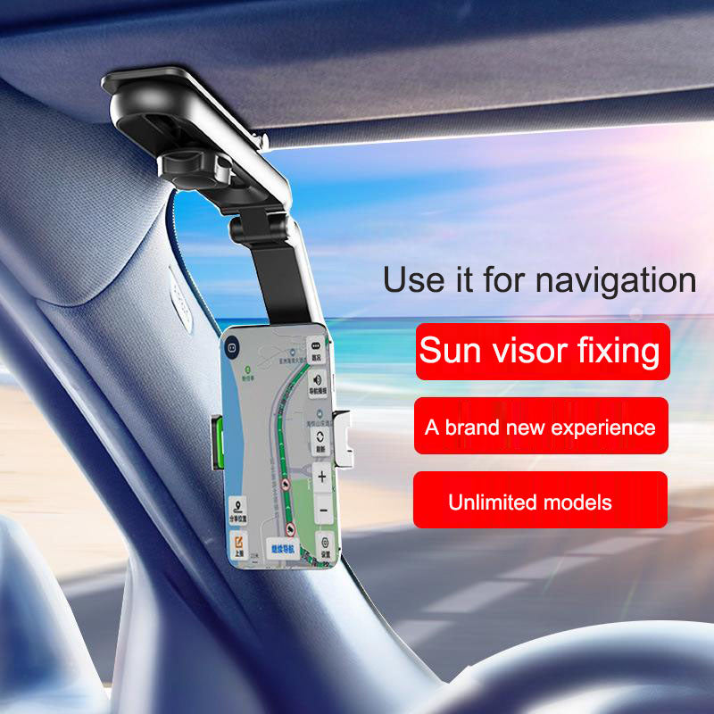 Soporte para Teléfono en Visera del Auto – Clip de Navegación
