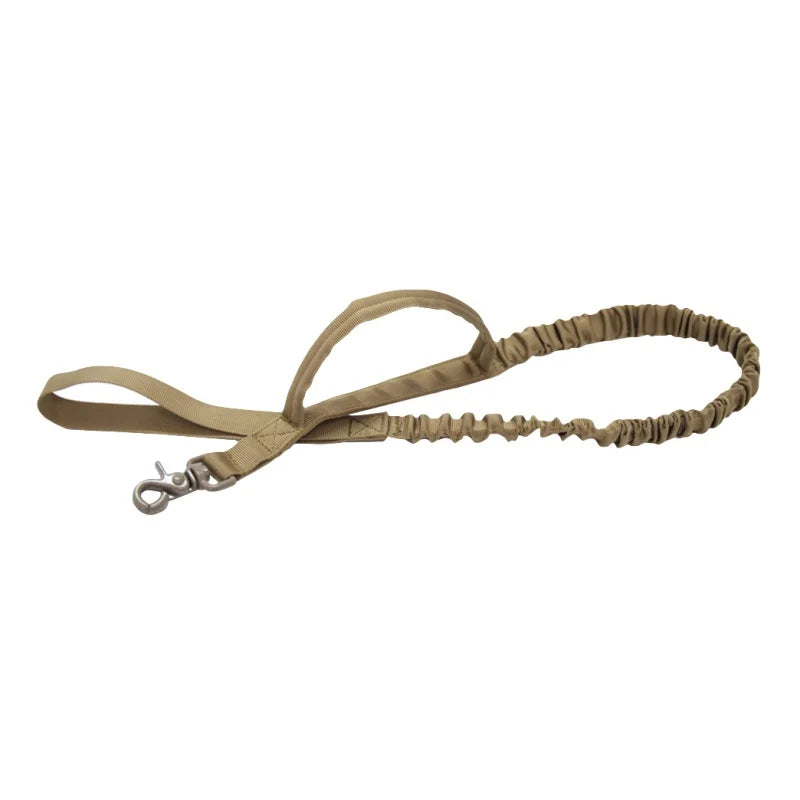 Correa Táctica para Perros – Nylon Militar con Hebilla de Zinc para Entrenamiento